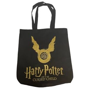 Harry Potter and the Cursed‎ Child Broadway Tote Bag Black & Gold